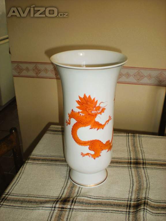 Váza míšenský porcelán  