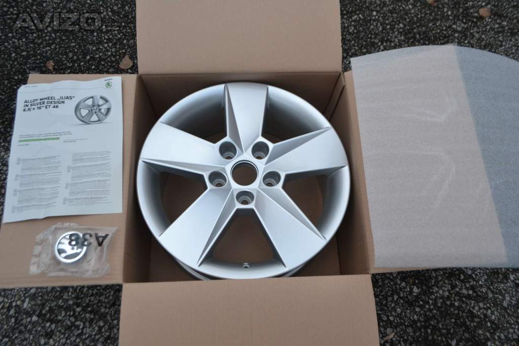 Š.Octavia III+ facelift,+Oct.IV – NOVÉ 16 orig. Alu disky 6.5x16