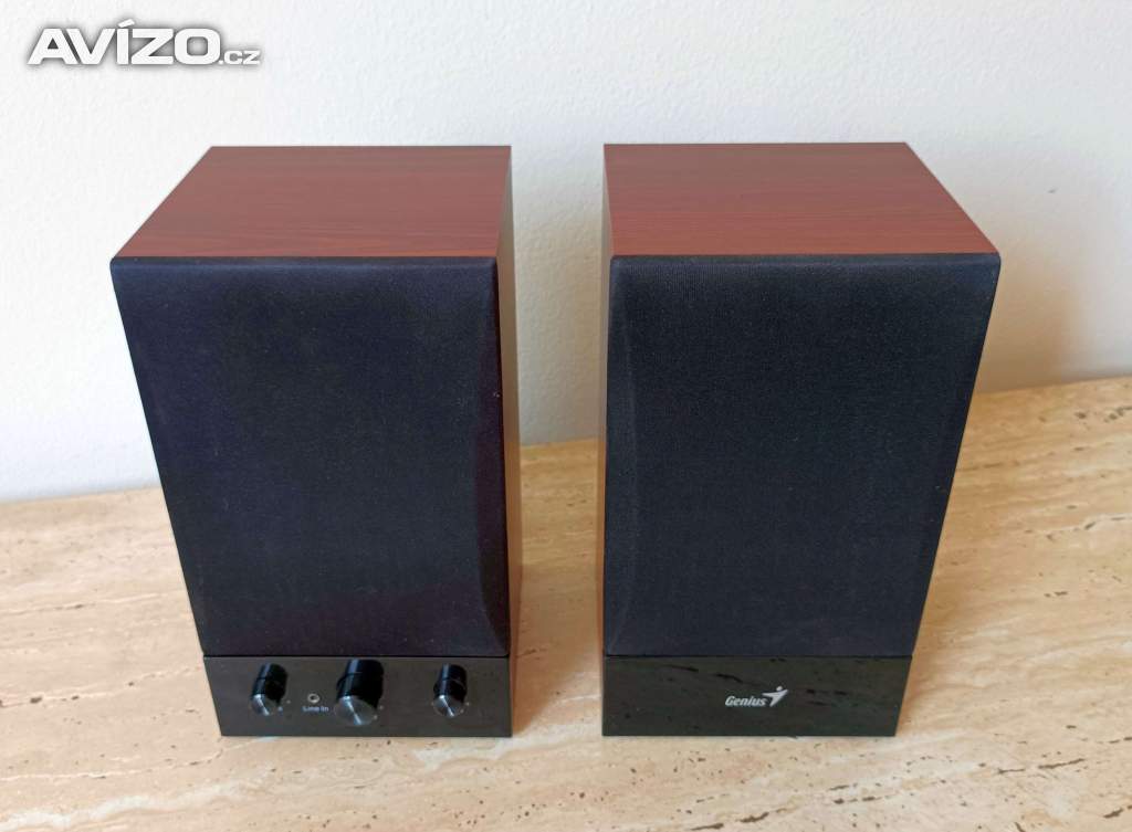 Aktivní reproduktory Genius SP-HF 1250B, super HI-FI zvuk, jako nové