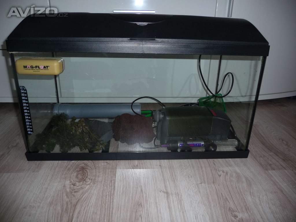 Akvárium set PACIFIC 60 x 30 x 30 cm, 54 litrů, s LED osvětl