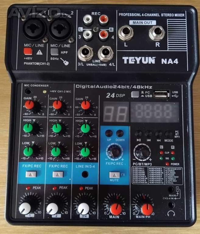 Mixpult Teyun NA4 (taška + zdroj)