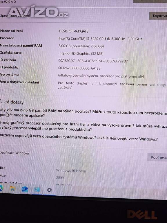 Foto inzerátu DELL 9010 OptiPlex 9010 All-In-One