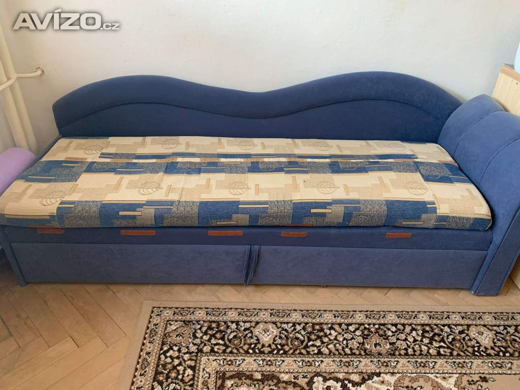 sedačka  rozkládací s úložným prostorem
