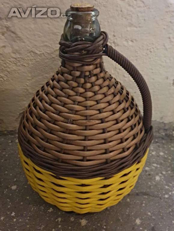DEMIŽONY,5 KUSU,OPLETENE,VIZ FOTO,40L AZ 5L