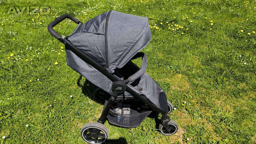 Prodám sportovní kočárek Britax Römer B-AGILE, 0-22 kg černo-šedý