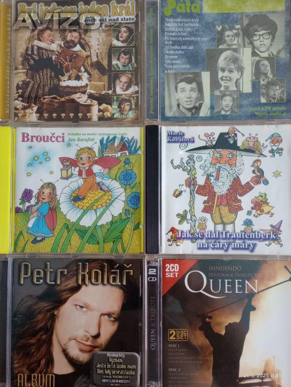 Prodám hudební CD - různé tituly
