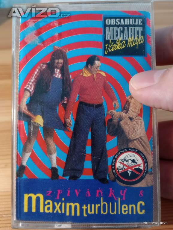 Prodám MC kazety Maxim Turbulenc 