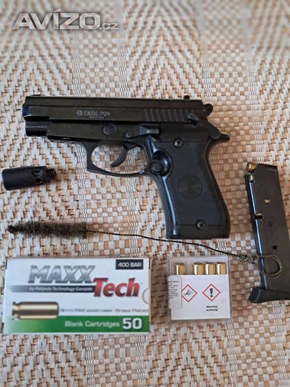 Plynová pistole 9mm