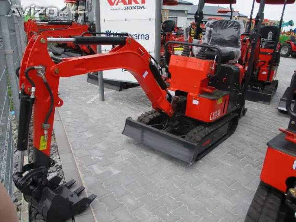 Minibagr YTO LX-12-9B 1200kg nový typ!!