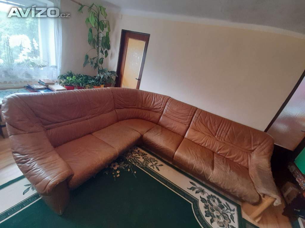 Prodám koženou sedací soupravu
