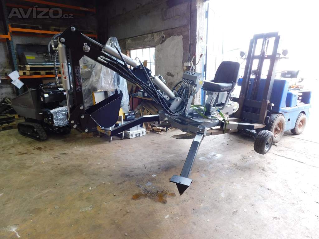 Minibagr Jansen MB-360°  benzínový kráčející bagr