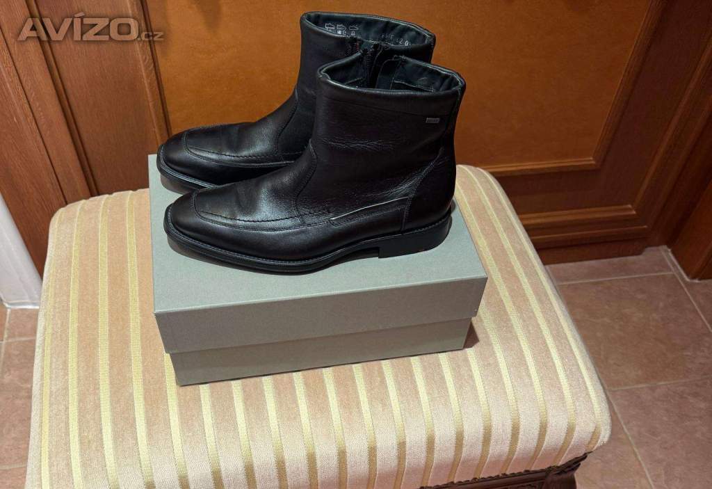 Úplně nové, černé,  pánské, zimní boty LLOYD