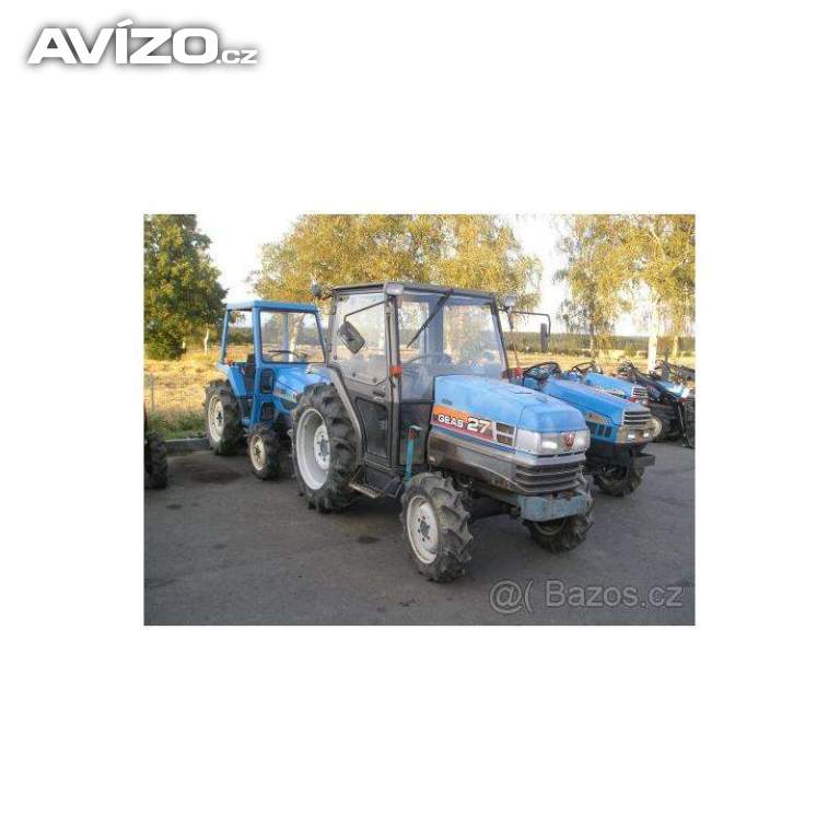 Malotraktor Iseki Geas 27 s vytápěnou kabinou, chlazením a rádiem