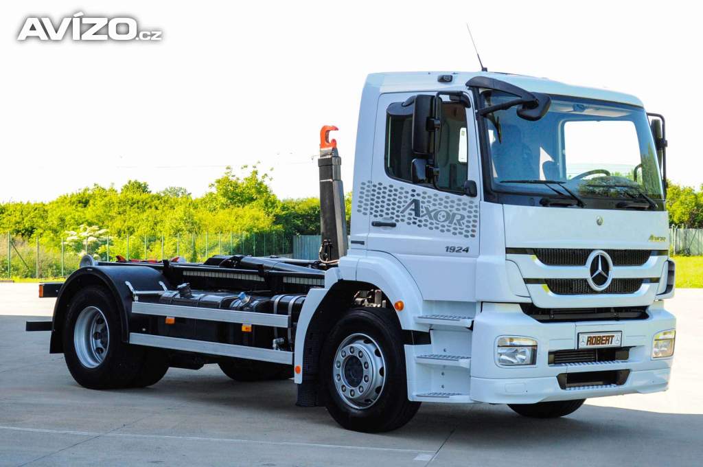 MERCEDES AXOR 1924 HÁKOVÝ NOSIČ KONTEJNERŮ EURO5