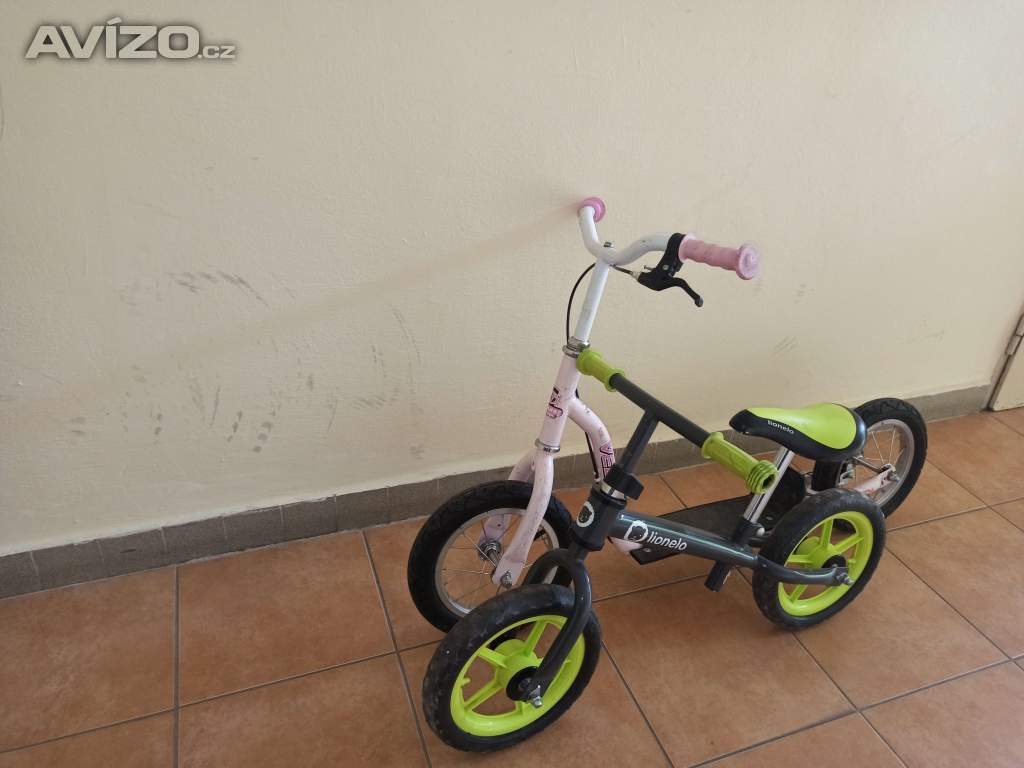 Odrážedlo a koloběžka 