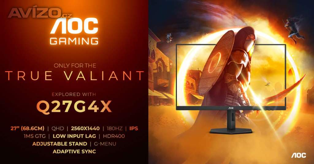 Herní 2K 27 AOC Q27G4X Gaming záruka