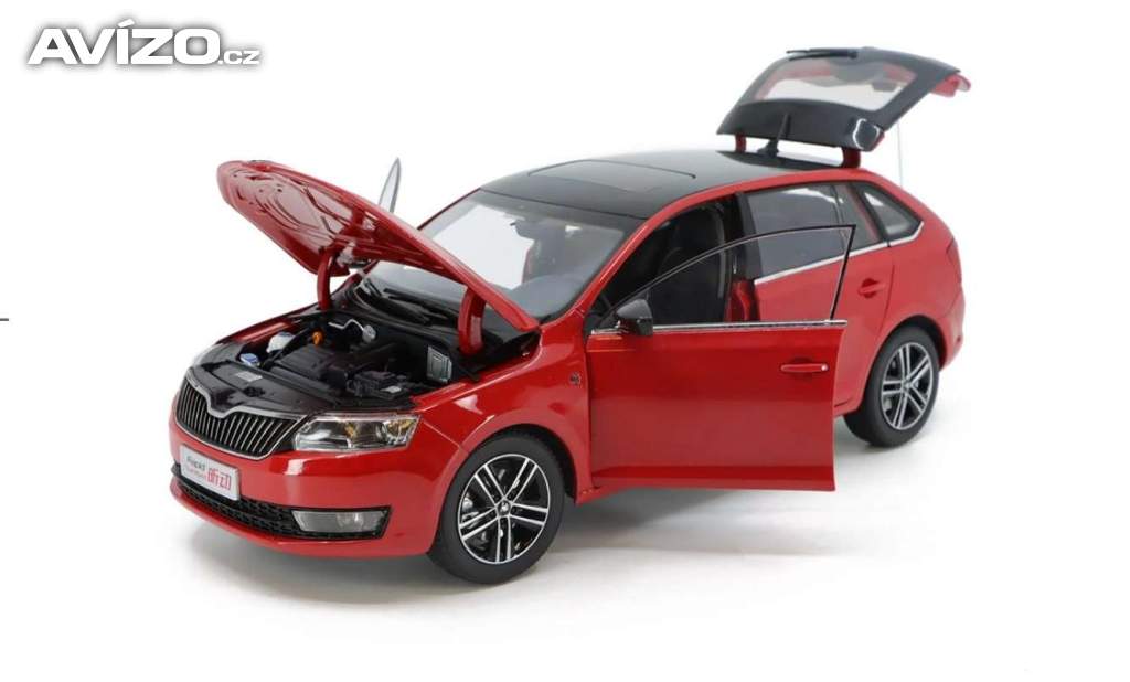 Model Škoda Rapid Spaceback Abrex 1:18