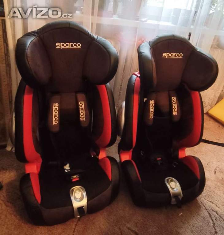 Autosedačky Sparco dvě 3100 Kč/ks