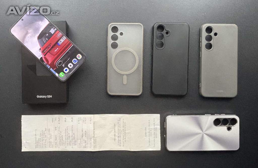 Samsung Galaxy S24 / 8+256 / V záruce do 6/2027. 