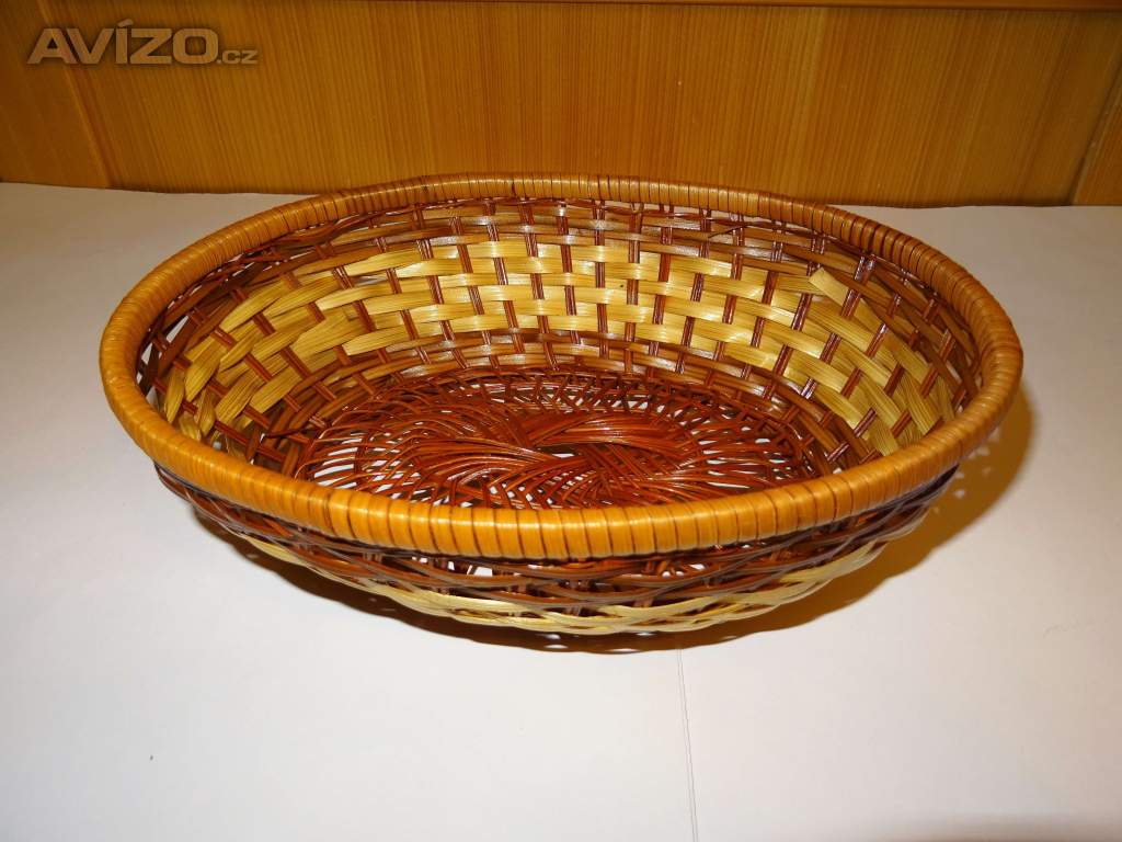 Oválná ošatka dvoubarevná