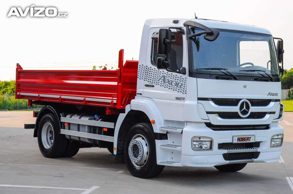 MERCEDES BENZ AXOR 1829 TŘÍSTRANNÝ SKLÁPĚČ - VYKLÁPĚČ EURO5