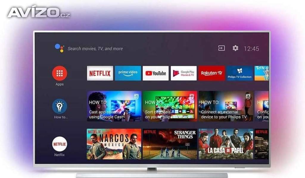 4K Philips 55PUS7304 140cm Android,WIFI,dvbt2, amby
