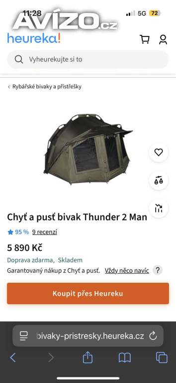Prodám bivak 4500,-