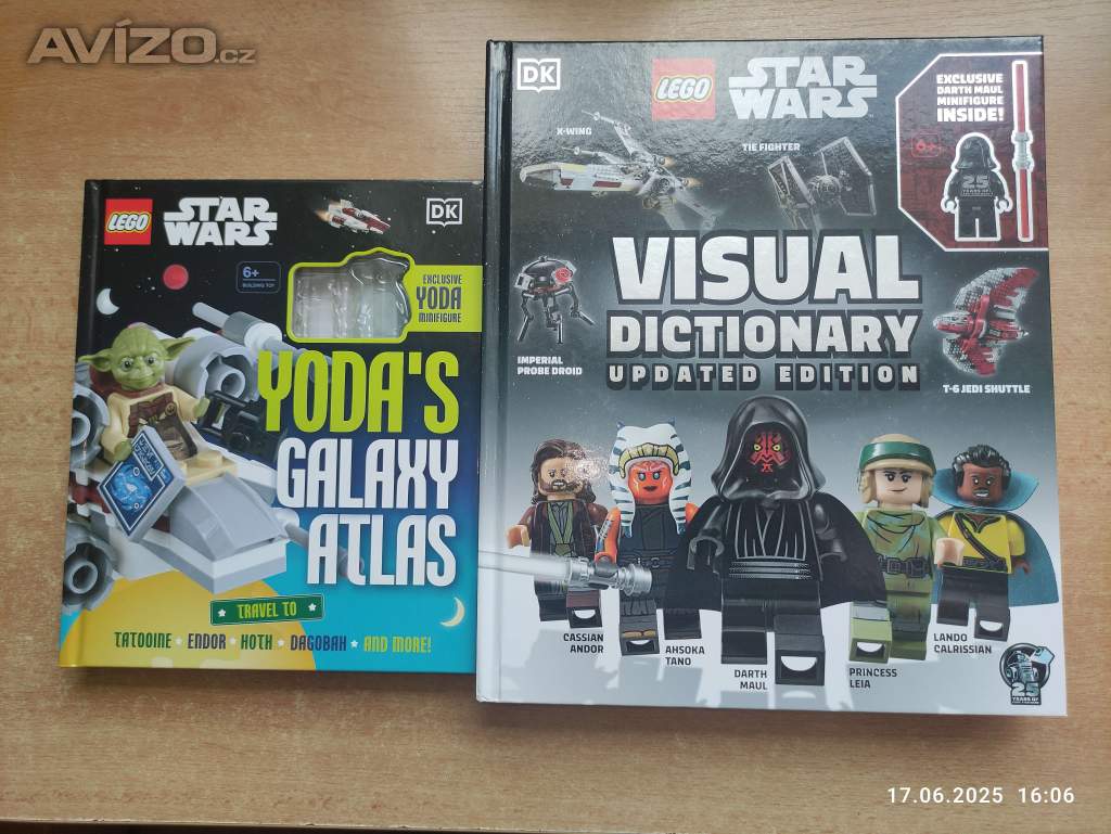 Knihy - Lego Star Wars Yodas Galaxy Atlas, Visual Dictionary