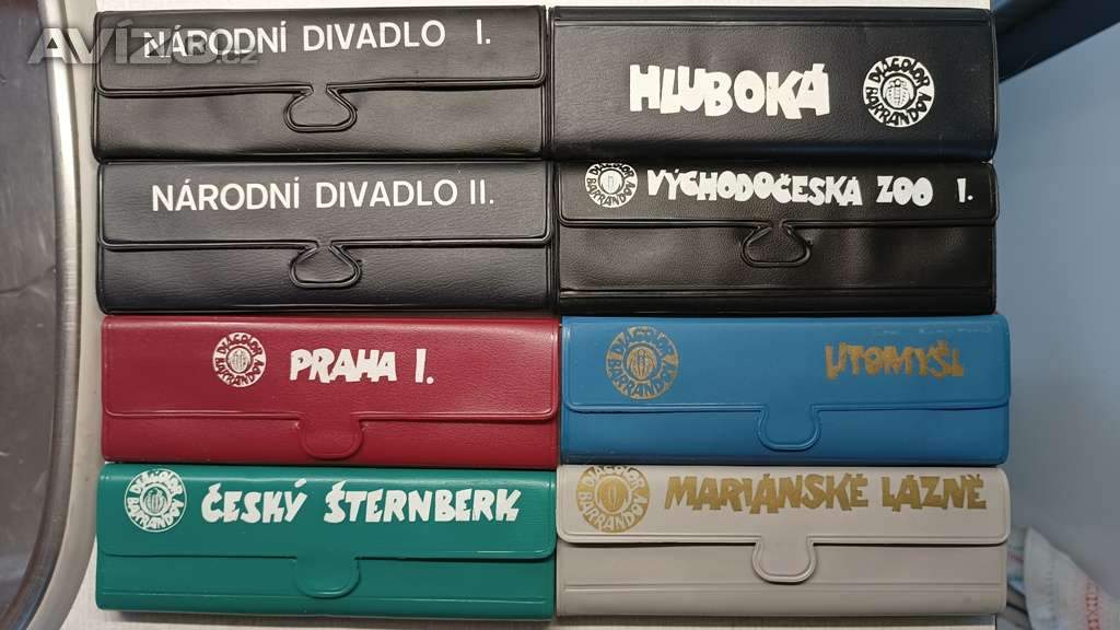 Diapozitivy - 13 souborů profesionálních diapozitivů z čech i zahraničí.