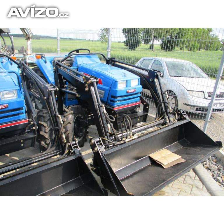 Malotraktor Iseki TA 247 repas, nakladač, klapačka