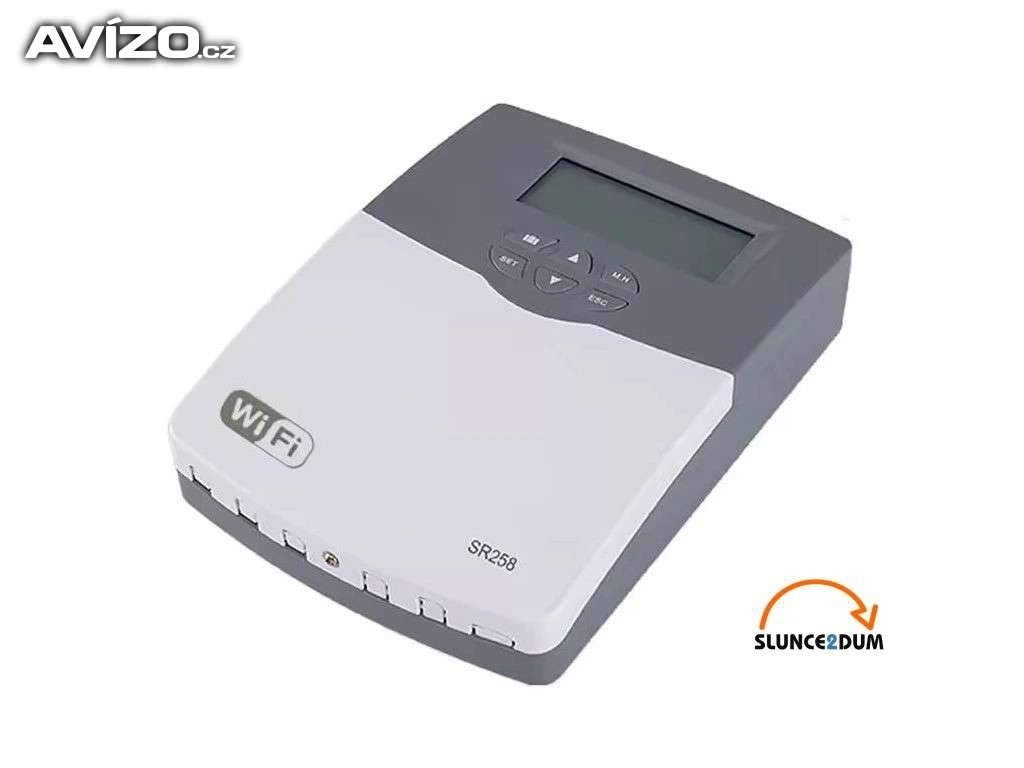  Inteligentní regulátor solárního ohřevu vody PLC SR258