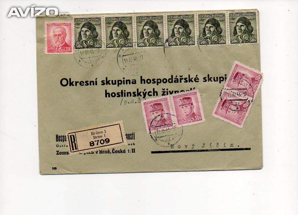 koupím známky,obálky a staré pohlednice