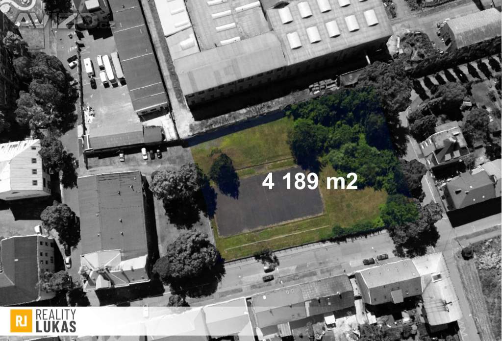 Prodej pozemku 4 189 m² – ulice Palackého, Ostrava – Přívoz
