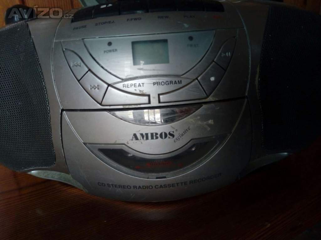 Prodám levně rádio CD cassette přehrávač AMBOS.