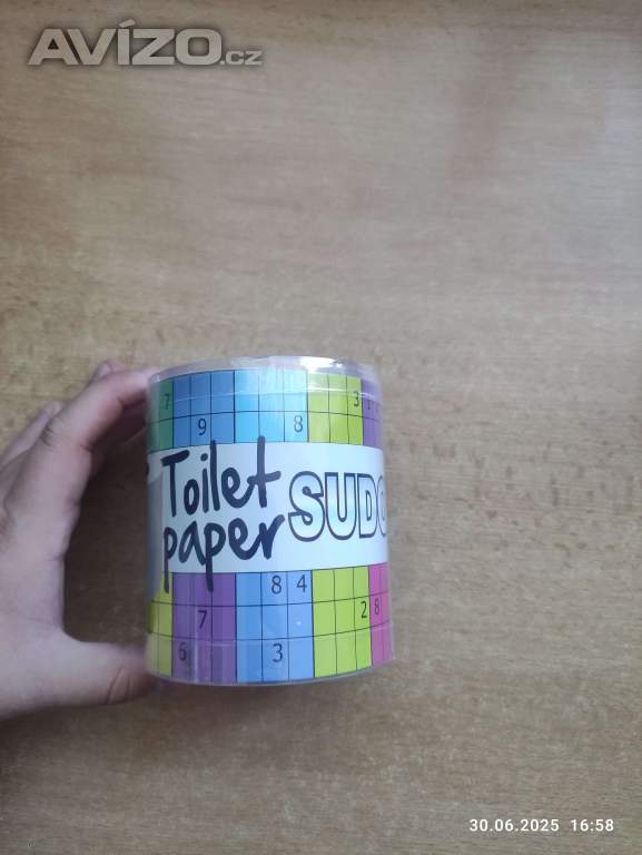 Sudoku toaletní papír 