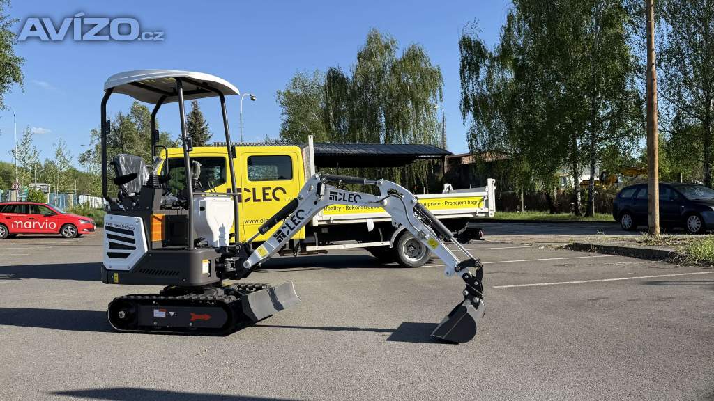 Pronájem minibagru 1.2 t KUBOTA
