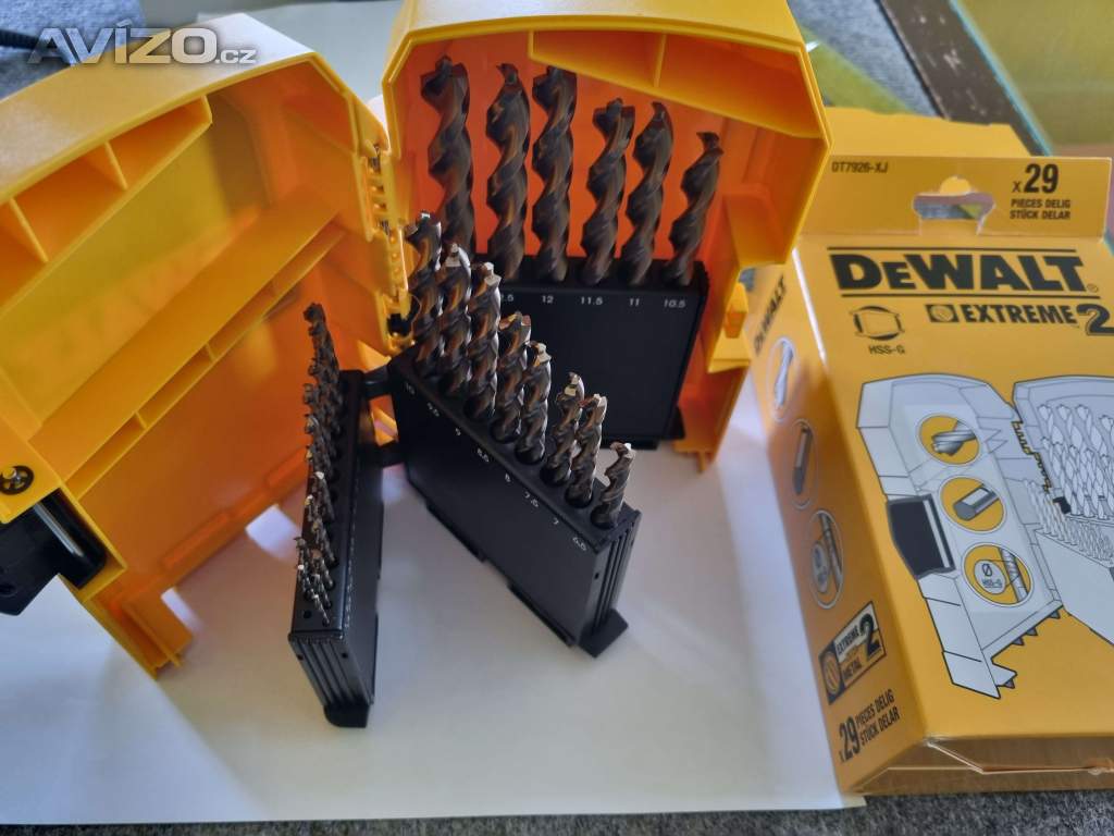 DEWALT DT7926-XJ sada spirálových vrtáku do kovu, 29 ks