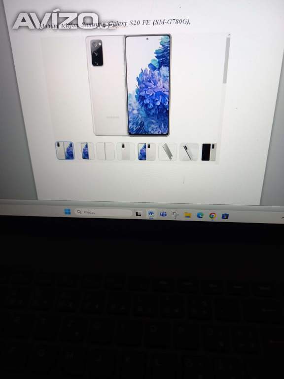 Prodám téměř nepoužívaný mobil Samsung Galaxy S 20 FE SM -G 780G, bílé barvy 