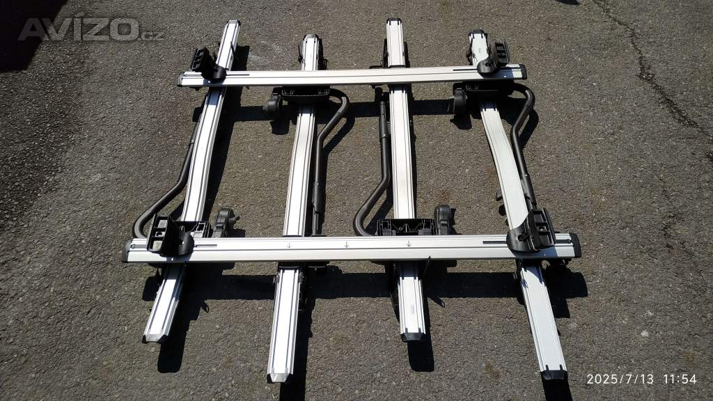 Střešní nosič Thule WingBar + držáky kola Thule ProRide 591 (4ks)