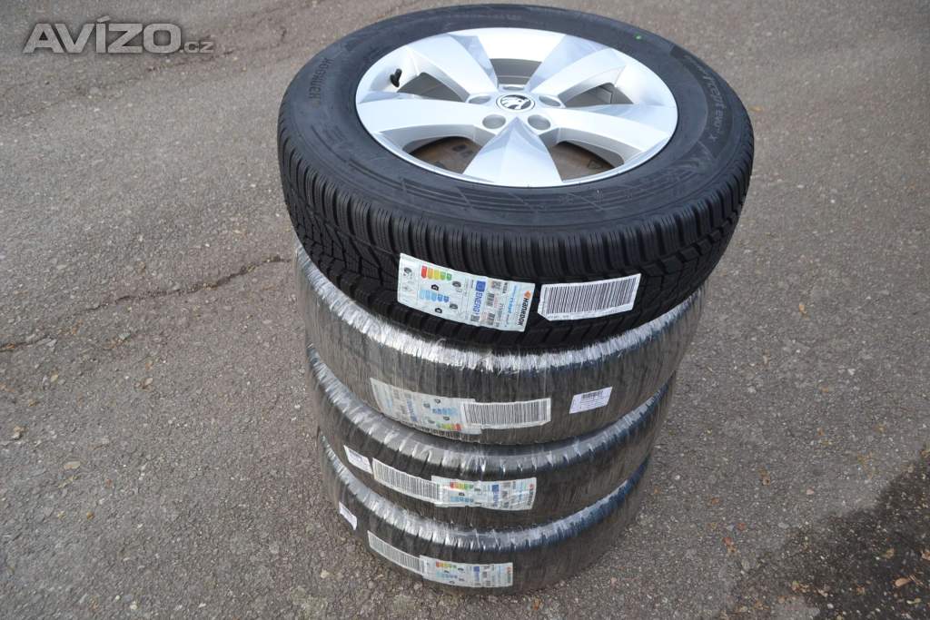 Š.Kodiaq, Kodiaq 2/VW Tiguan -NOVÁ zimní orig.Alu sada -215/65R17