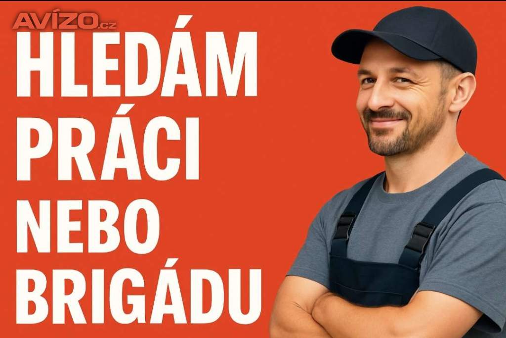 Hledám práci nebo brigádu - stavba/ řidič...