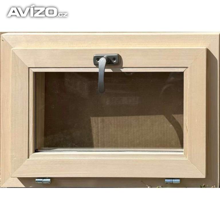 Okno masiv smrk, rozměr venkvní 50/40 cm - sklápěcí