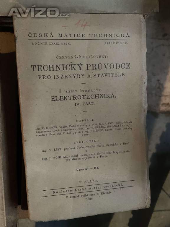 Nabízím starší technickou literaturu