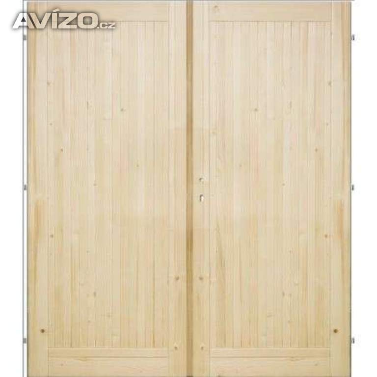 H dveře dvoukřídlé SLIM plné 160cm