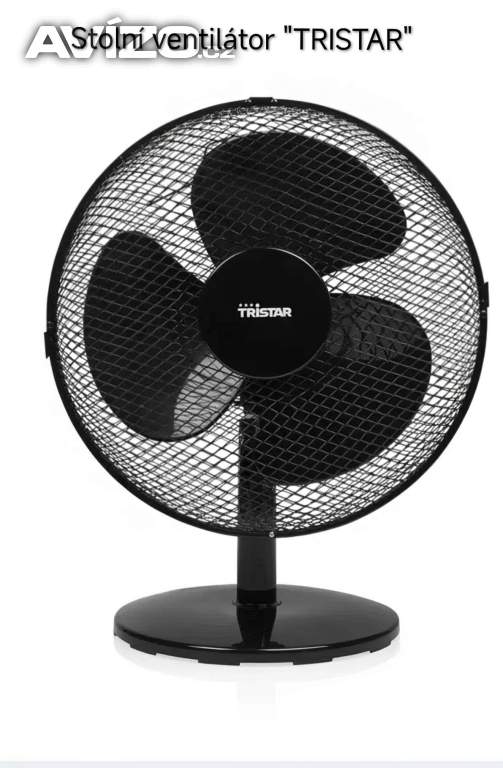 Stolní ventilátor -TRISTAR. NOVÝ !! Původní balení !! Průměr 30 cm