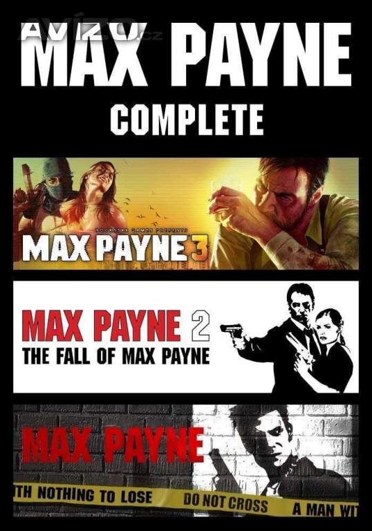 PC Max Payne - Mám zájem o všechny díly a celou kolekci.