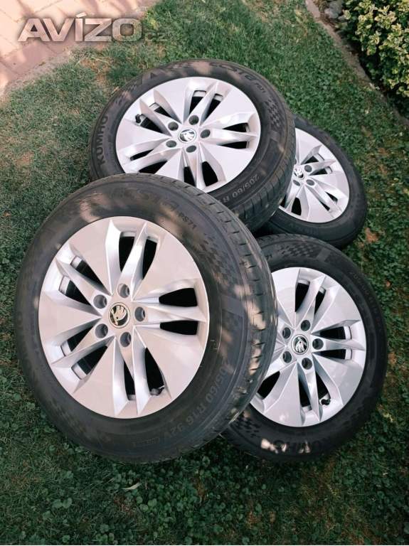 ŠKODA OCTAVIA 4-TWISTER-16, ALU S LETNÍMI PNEU 205/60