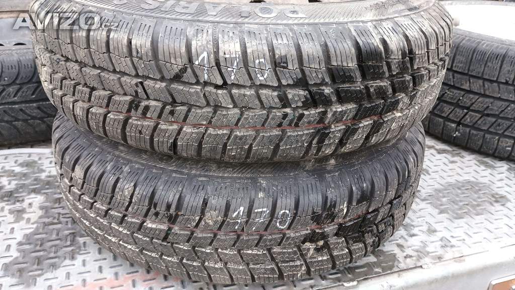 Zimní pneu 165/80 R14, 8mm na disku 4x100 (#170)
