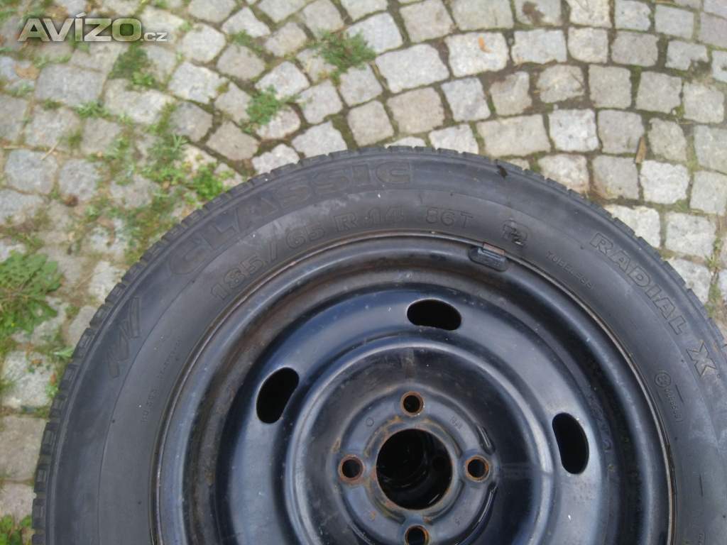 Foto inzerátu sada disků 4x100 R14 a letní pneu 185/65 R14 (#54)