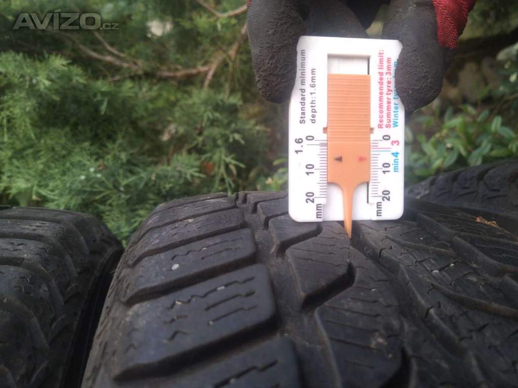 Foto inzerátu Zimní pneu 175/65 R14, 6mm na disku 4x108 (#105)